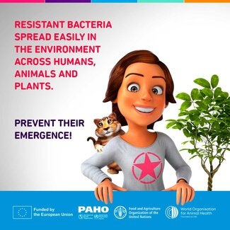 Social media: Resistant bacteria spread easily in the environment across humans, animals and plants