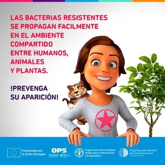 Redes sociales: Las bacterias resistentes se propagan fácilmente en el ambiente compartido entre humanos, animales y plantas