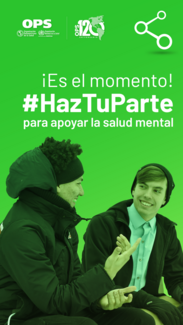 Instagram 3:  #HazTuParte para apoyar la salud mental. 