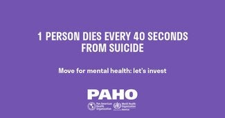 1 person dies every 40 seconds from suicide