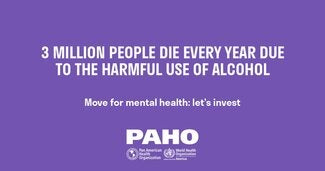 3 million people die every year due to the harmful use of alcohol