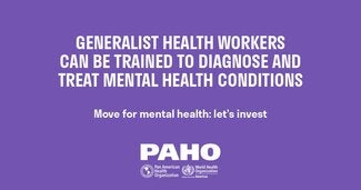 Generalist health workers can be trained to diagnose and treat mental health conditions