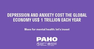 Depression and anxiety cost the global economy US$ 1 trillion each year