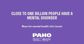 Close to one billion people have a mental disorder