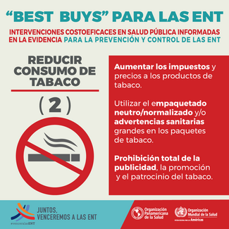 "Best Buys" para las ENT - Reducir consumo de tabaco