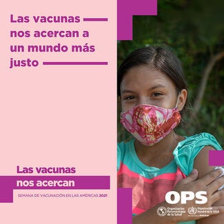 SVA 2021 - Tarjeta 4 con mascarilla: Mundo más juntos