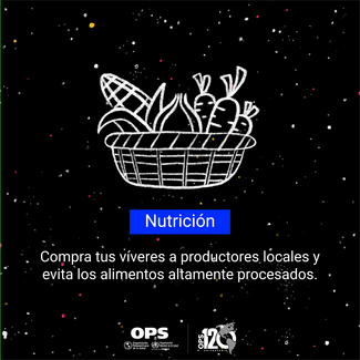 Postal de redes sociales - Nutrición