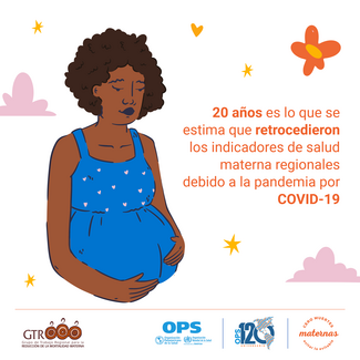 Tarjeta de Instagram: Cero muertes maternas. Evitar lo evitable.