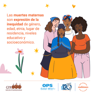 Tarjeta de Instagram: Cero muertes maternas. Evitar lo evitable.