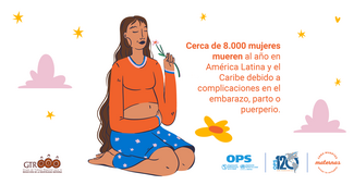 Tarjeta de Linedin: Cero muertes maternas. Evitar lo evitable.