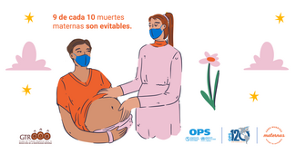 Tarjeta de Linedin: Cero muertes maternas. Evitar lo evitable.