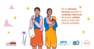 Tarjeta de Linedin: Cero muertes maternas. Evitar lo evitable.