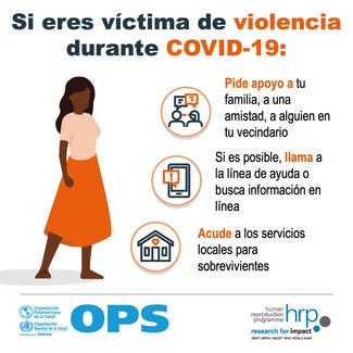 Si eres víctima de violencia durante COVID-19