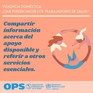 Compartir información acerca del apoyo disponible