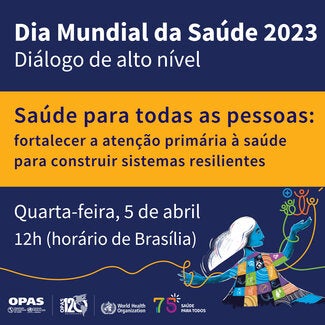 Tarjeta para redes sociales - Diálogo de alto nivel (en portugués)