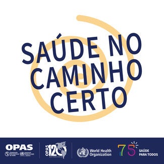 Tarjeta para redes sociales - La Salud en Marcha (en portugués)