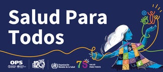 Banner para web: Salud Para Todos (fondo azul)