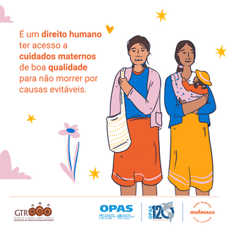 Cartões para Instagram: Zero Mortes Maternas. Evitar o evitável