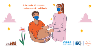 Cartões para Linkedin: Zero Mortes Maternas. Evitar o evitável