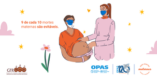 Cartões para Twitter: Zero Mortes Maternas. Evitar o evitável