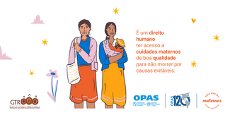 Cartões para Twitter: Zero Mortes Maternas. Evitar o evitável