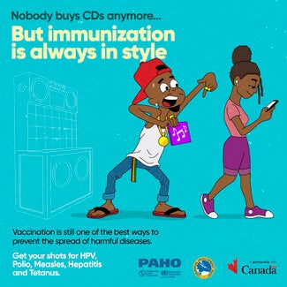 Social media square tile 