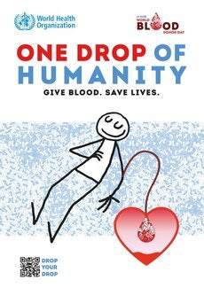 2026 World Blood Donor Day poster in english
