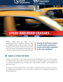 Speed and road crashes