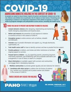 Infographic: Addressing domestic violence in the context of COVID-19 (policy makers)
