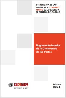 Portada de Reglamento Interiorde la Conferencia de las Partes del Convenio Marco para el Control del Tabaco