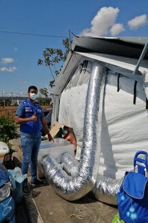  carpas para triage respiratorio 