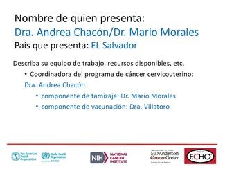 Primera diapositiva de la presentación de El Salvador