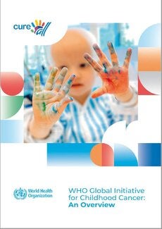 Cover of the booklet of the WHO Childhood Cancer Initiative