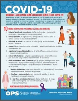 Abordar la violencia doméstica en el contexto de COVID-19 (gestores de políticas)