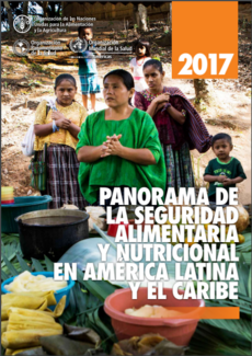 Portada del Panorama de la Seguridad Alimentaria y Nutricional en América Latina y el Caribe 2017