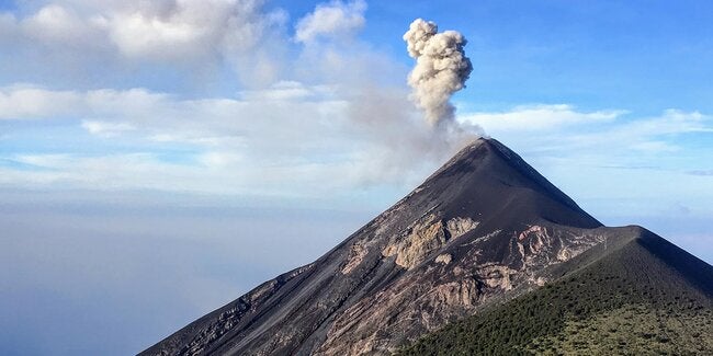 Foto: Actividad volcánica en Malasia / Cortesía