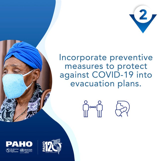 Incorporate preventive measures to protect against COVID-19