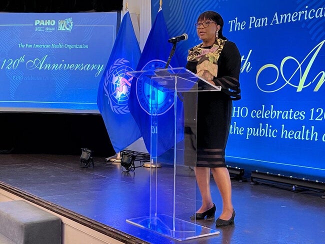 Carissa F. Etienne on PAHO's 120th Anniversary: solidarity can help build a healthier and more hopeful future for all - Pan American Health Organization