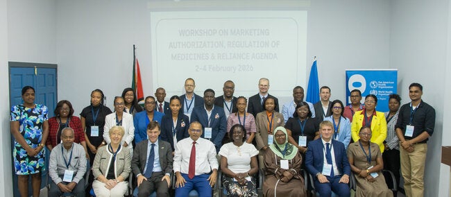 EU, PAHO, and Ministry of Health Host Regional Workshop to Strengthen Medicines Regulation in the Caribbean