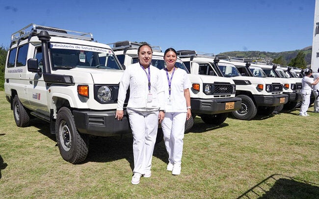 Ecuador, first country in Latin America and the Caribbean to acquire mobile cold-chain vehicles for vaccines through PAHO
