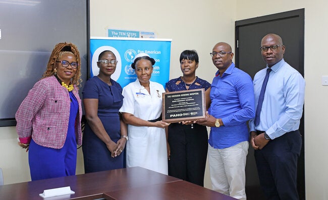 Grenada hospital accredited as Baby-Friendly