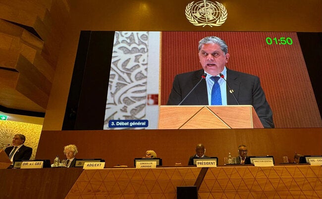  Ministro de Salud de Guatemala, Óscar Cordón