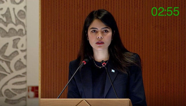 Honduran Permanent Representative to the UN in Geneva, Marcela Arias