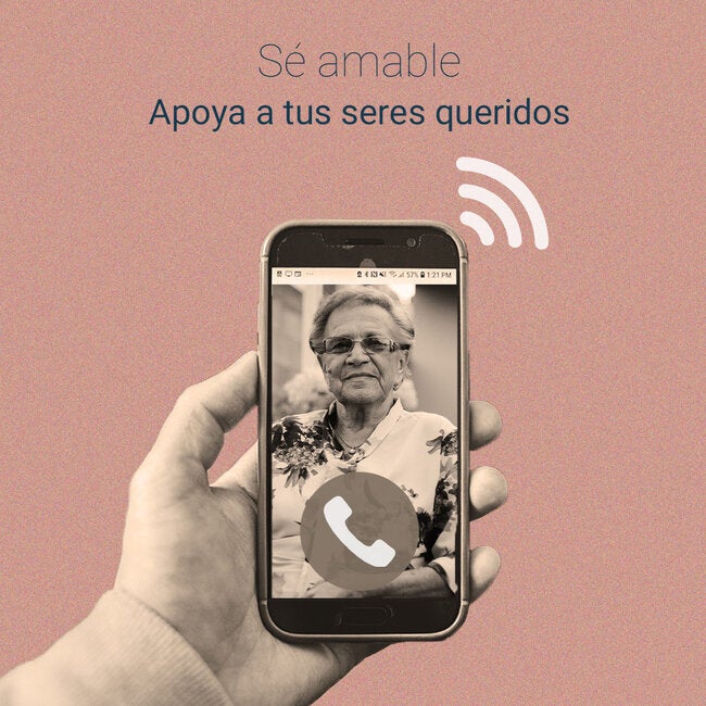 Sé amable:apoya a tus seres queridos 