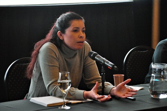 Tanya Escamilla, especialista en Comunicación de Riesgos de la OPS/OMS