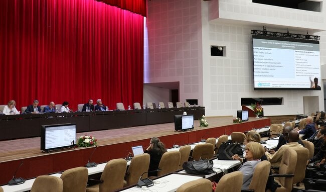 Intervención virtual de asesor regional de OPS en jornada de cierre de Cuba Salud 2022