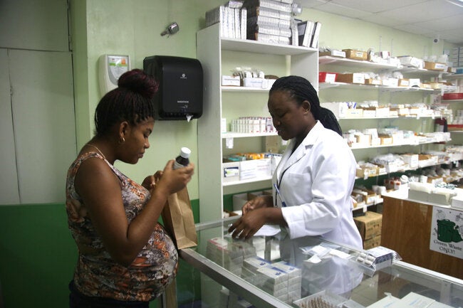 Ashanti receiving essential medicines