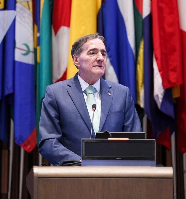Dr. Jarbas Barbosa at the opening session of the 63rd Directing Council