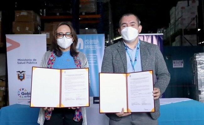 Donación de OPS facilitará una atención segura en hospitales móviles del MSP