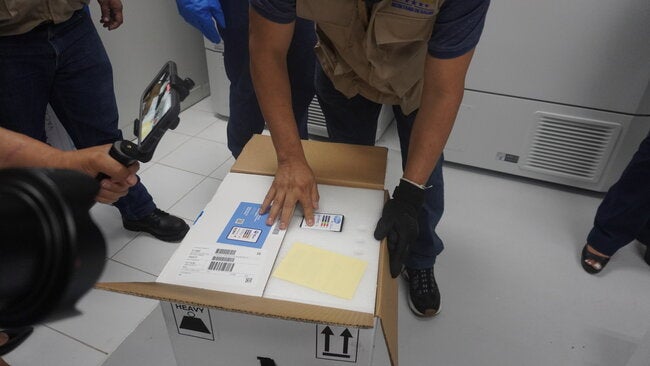 Vacuna Pfizer llega a Honduras